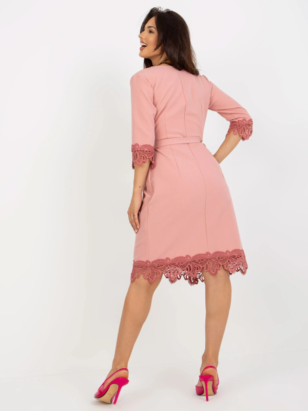 Šaty LK SK 507347.35P tmavě růžové 40