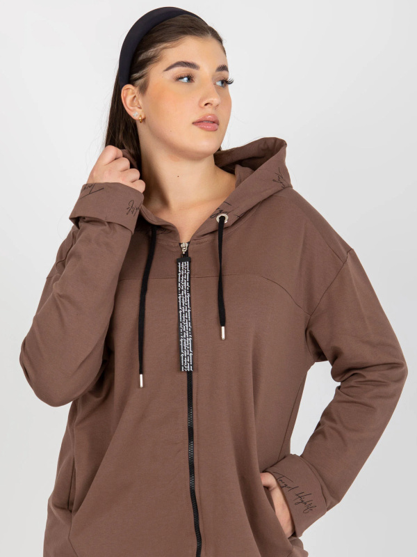 Mikina RV BL 8266.34P hnědá jedna velikost