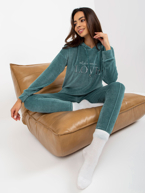 Dámská souprava BR-PI-9105 BERRAK Barva: Modrá, Velikost: XL