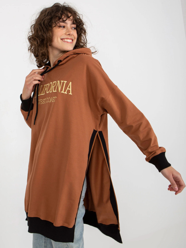 Mikina VI BL 327.70P světle hnědá jedna velikost