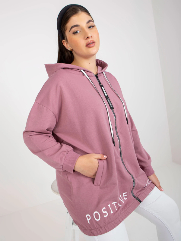 Mikina RV BL 8302.78 tmavě růžová jedna velikost