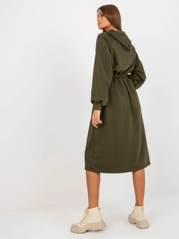 Dámské šaty RV SK 8336 khaki jedna velikost