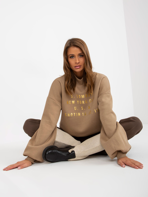 Mikina EM BL 643.39X tmavě lila S/M