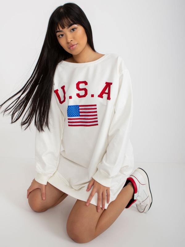 Mikina VI BL 3192.23P ecru jedna velikost