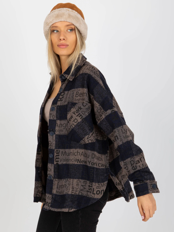 Dámská košile DN-KS-3990.95P Patiskha Barva: Modrá, Velikost: S