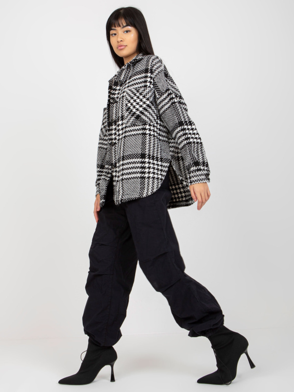 Košile DN KS 3964.45 černobílých S