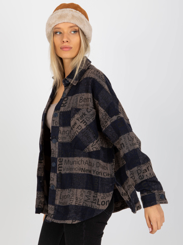 Dámská košile DN-KS-3990.95P Patiskha Barva: Černá, Velikost: M