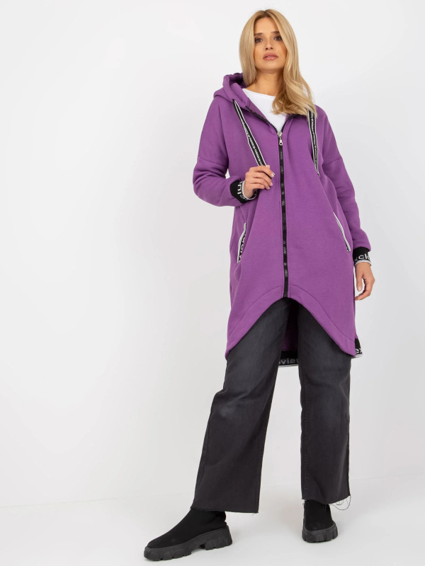Dámská mikina RV BL 6832.10 fialová L/XL