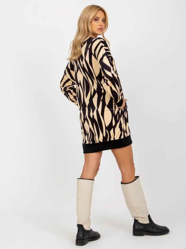 TU 8189 2.07 černá a béžová L/XL