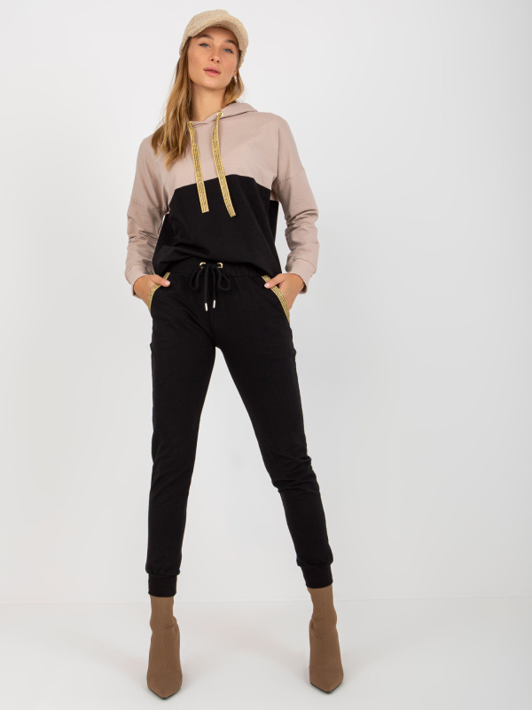 Souprava RV KMPL 8419.96P černá a béžová L/XL