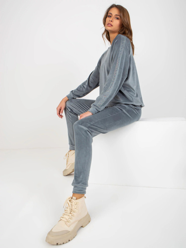 Dámská souprava RV KMPL 8436.40 šedo/modrá - Fashion Relevance L/XL