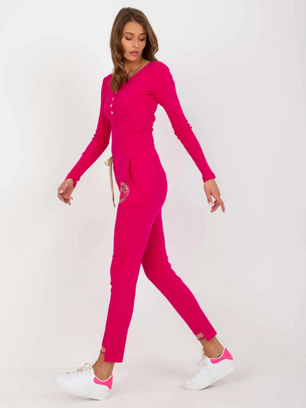 Tepláky RV DR 6650.81P fuchsiová S