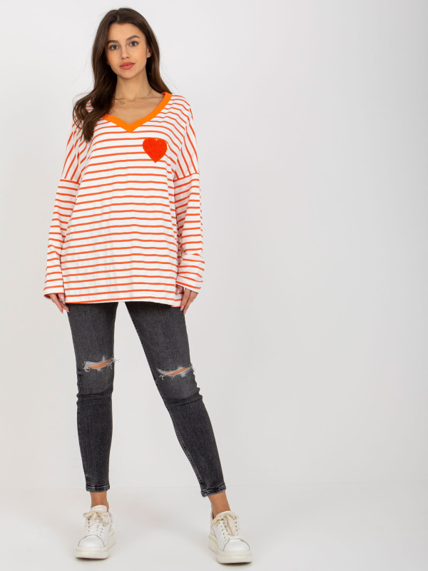 FANCY Dámské triko -FA-BZ-8259.98 Barva: Oranžová, Velikost: UNI