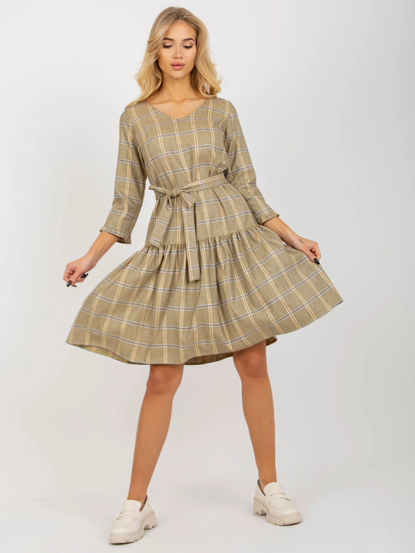 LK SK 507786 šaty.16P černá a žlutá 40