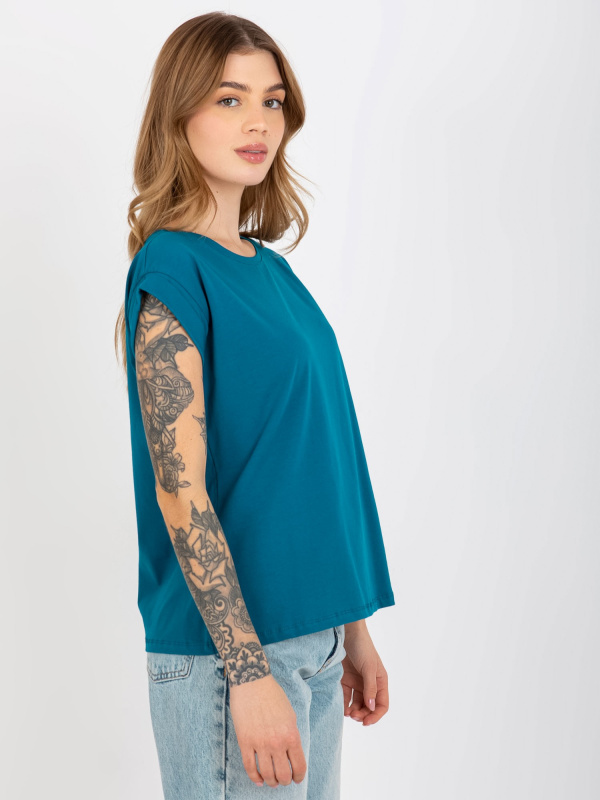 Trička RV-TS-4833.14 BASIC FEEL GOOD Barva: Modrá, Velikost: XS