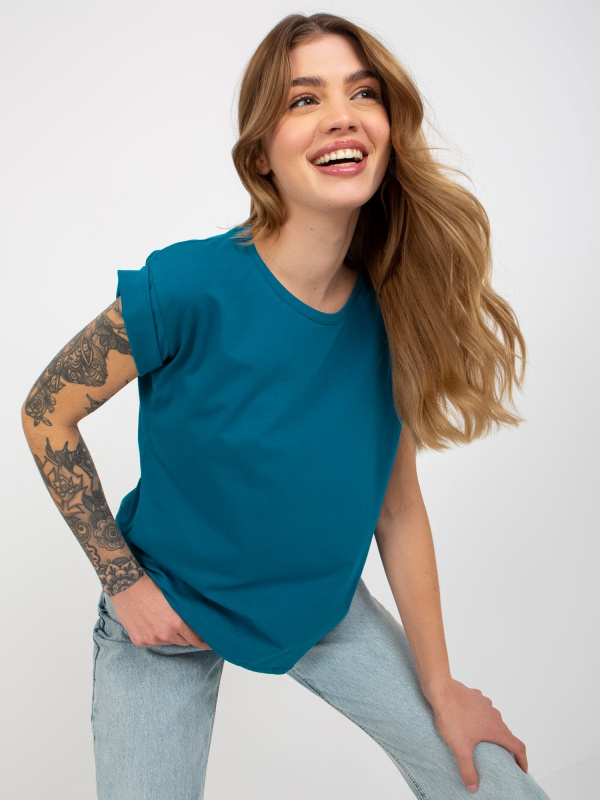 Trička RV-TS-4833.14 BASIC FEEL GOOD Barva: Modrá, Velikost: XL