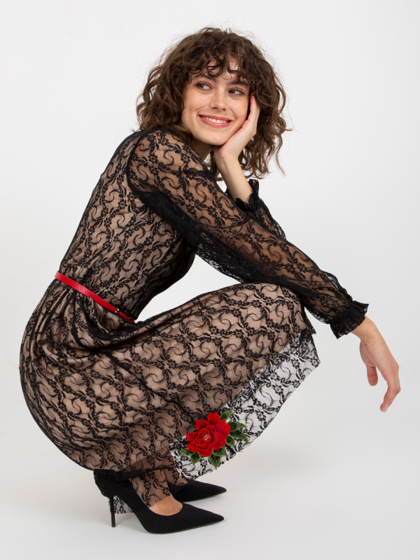 LK SK 507018 šaty.60P černá 44