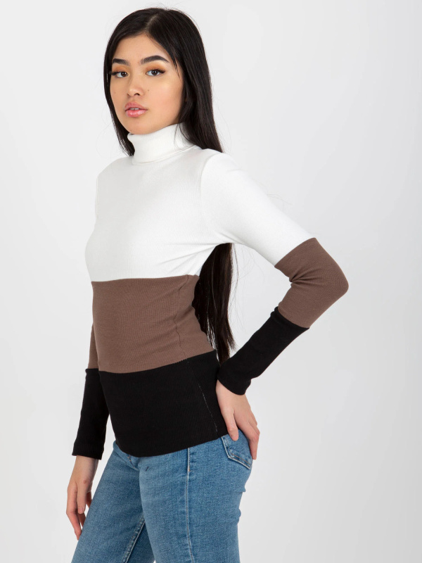 Halenka RV BZ 8465.51 bílé a černé L/XL