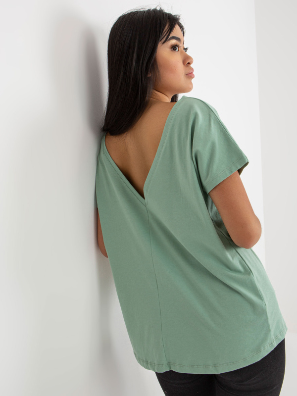 Tričko RV-TS-4662.48 BASIC FEEL GOOD Barva: Zelená, Velikost: S