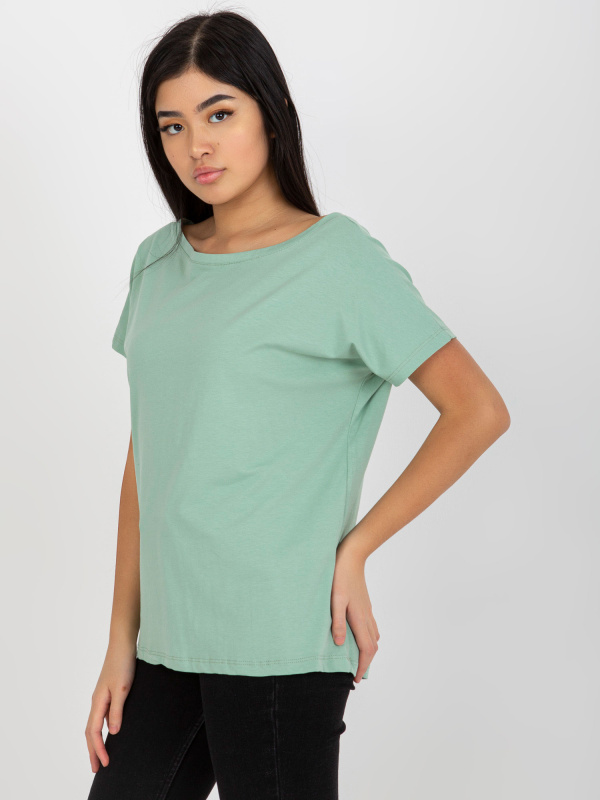 Tričko RV-TS-4662.48 BASIC FEEL GOOD Barva: Zelená, Velikost: L