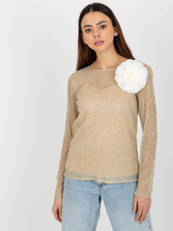 Dámská halenka a top LK KMPL 506635.54P béžová - FPrice 40