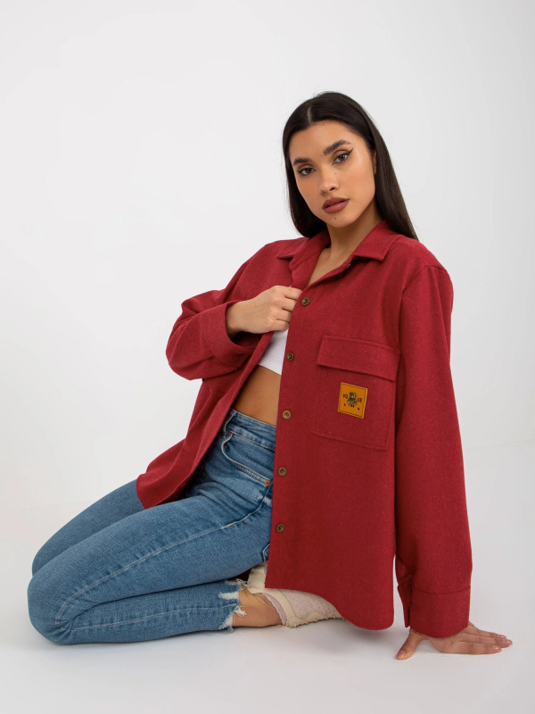 Košile LK-KS-509164.11 LAKERTA Barva: Růžová - tmavě, Velikost: L/XL