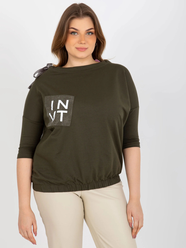 Dámská halenka EM BZ HW 20 478.42P khaki - FPrice L