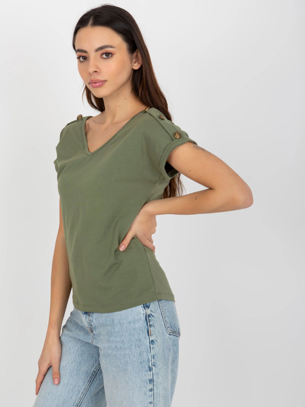 Dámská halenka TW BZ BL 1006.56 khaki - FPrice L
