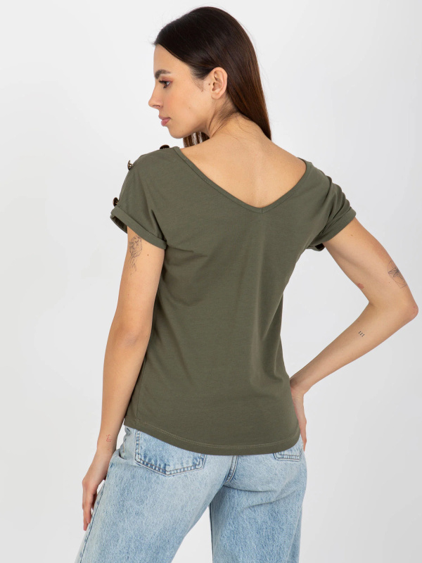 Dámská halenka TW BZ BL 1006.56 tmavá khaki S