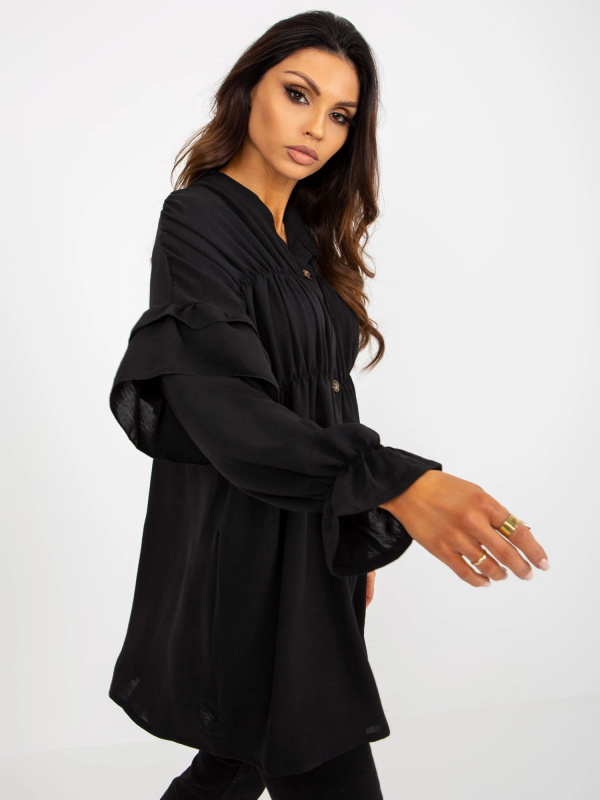 Dámská košile TW KS BI 2021745.13X černá - FPrice XL