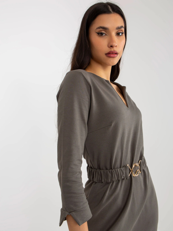 Dámské šaty TW SK BL 1011 šaty.17 khaki  - FPrice M