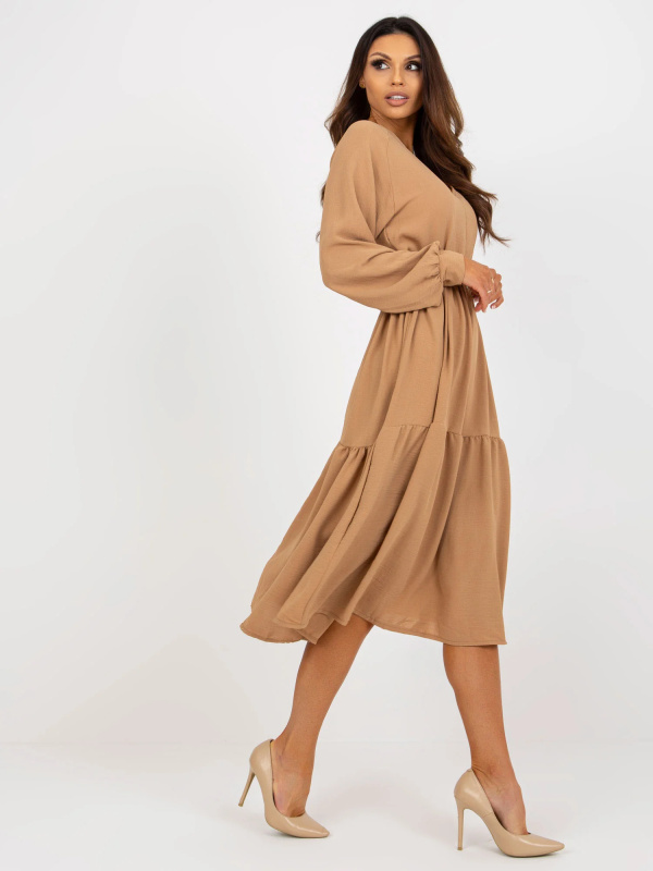 Dámské šaty TW SK BI 2021706 .93P velbloud - FPrice S