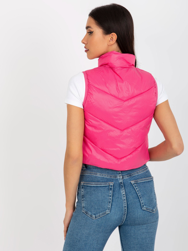 Z-Desing Jacket Style Vesta -NM-KZ-H-908.46P Barva: Růžová - tmavě, Velikost: XL