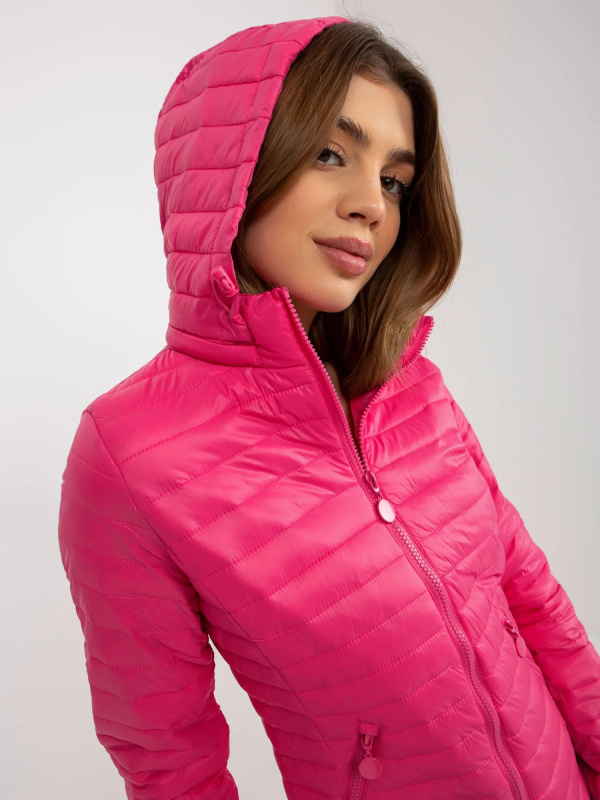 Dámská bunda NM KR H 1117.95P tmavě růžová - FPrice L