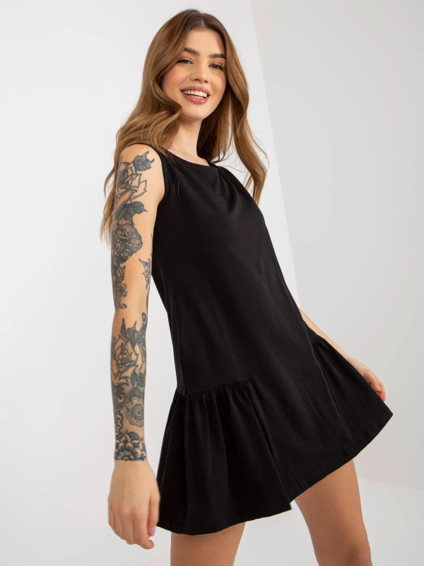 Dámské šaty EM-TU-HS-20-282.38P Lily Rose Barva: Černá, Velikost: S