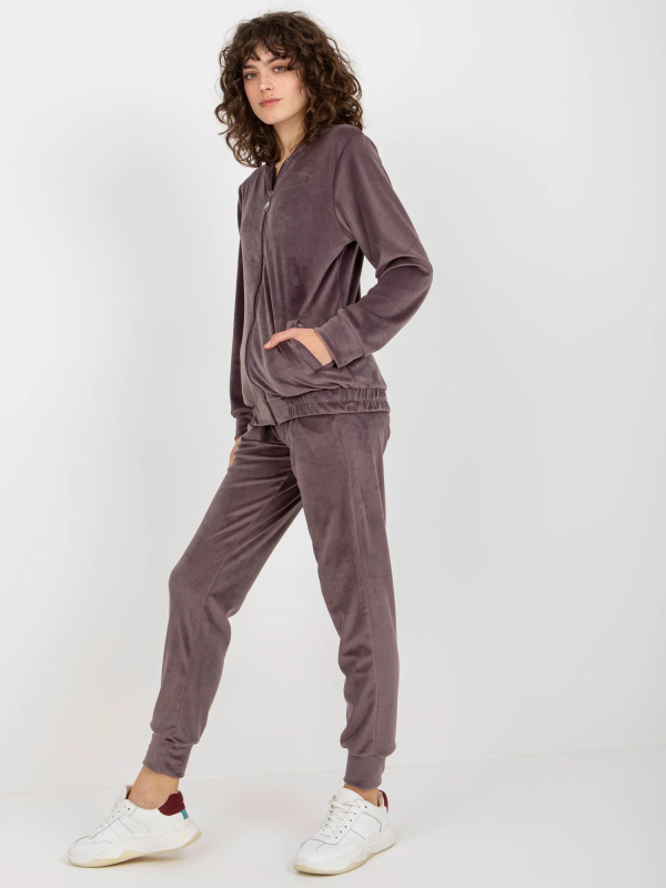 Dámská souprava LK KMPL 509167.90 tmavě fialová - FPrice S/M