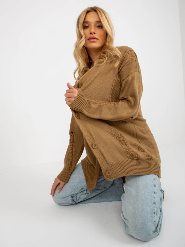 Svetr LC-SW-8042.60 RUE PARIS Barva: Béžová, Velikost: UNI
