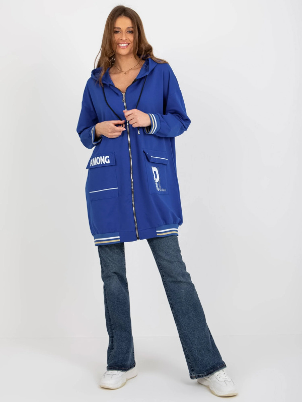 Dámská mikina RV BL 8149.91P tmavě modrá - FPrice L/XL