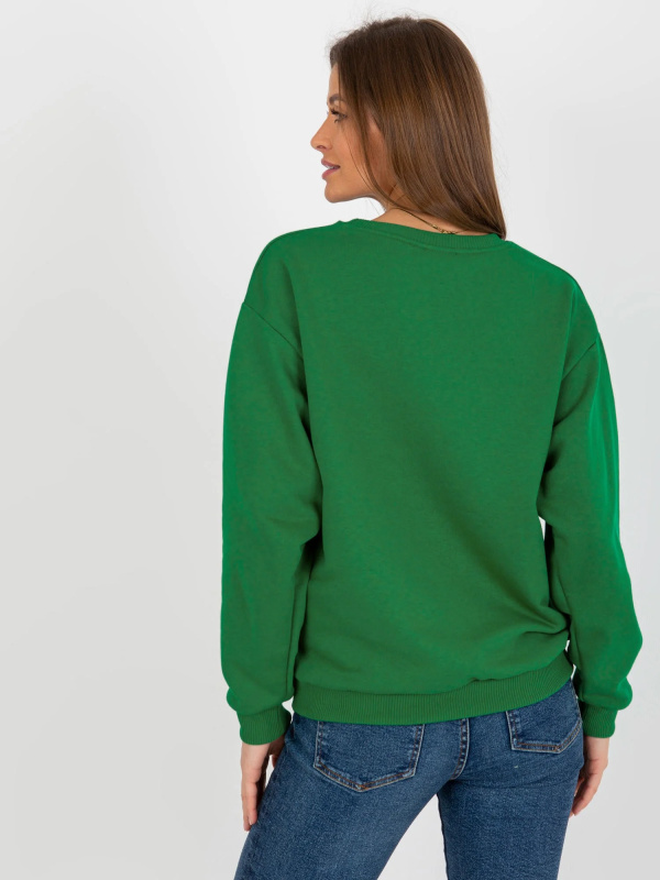 Dámská mikina MA BL 2205020 mikina.24 tmavě zelená - FPrice L