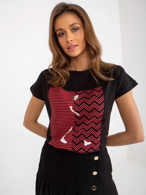 Dámské tričko FA TS 8406.82P černá - FPrice jedna velikost