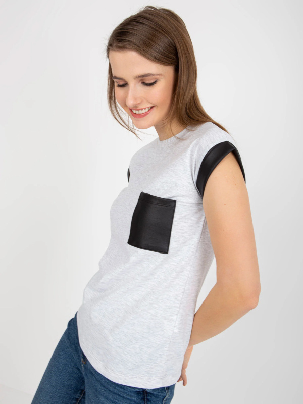 Tričko FA TS 8423.18P světle šedé jedna velikost