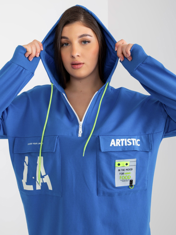 Mikina RV BL 8258.34 tmavě modrá jedna velikost