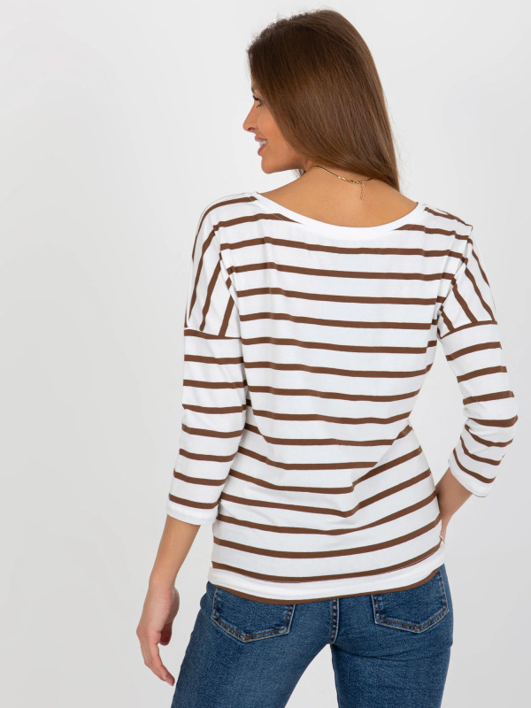 Dámská halenka RV BZ 8566.30X ecru - FPrice XL