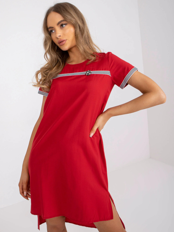 Dámské šaty LK SK 506863.37 červená - FPrice 48