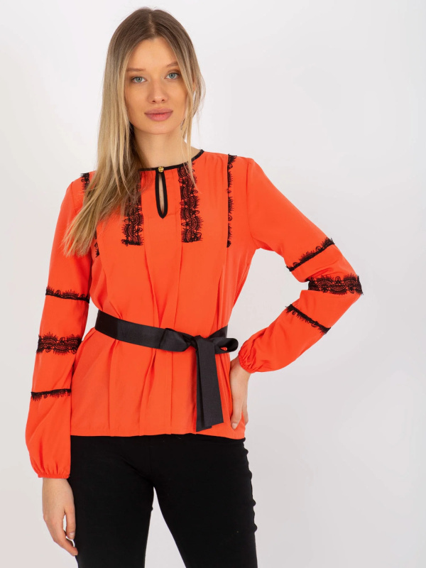 Dámská halenka LK BZ 506122.35x oranžová - FPrice 40