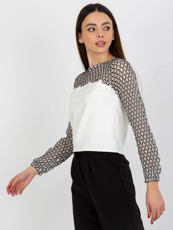 Dámská halenka LK BZ 506085 1.15X ecru - FPrice 42