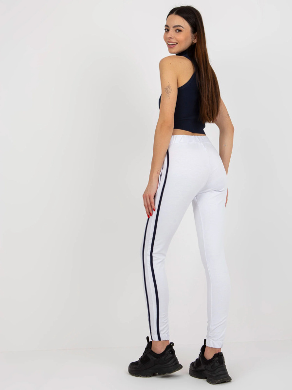 Dámské tepláky LO-DR-LK-238.09 RUE PARIS Barva: Bílá, Velikost: S
