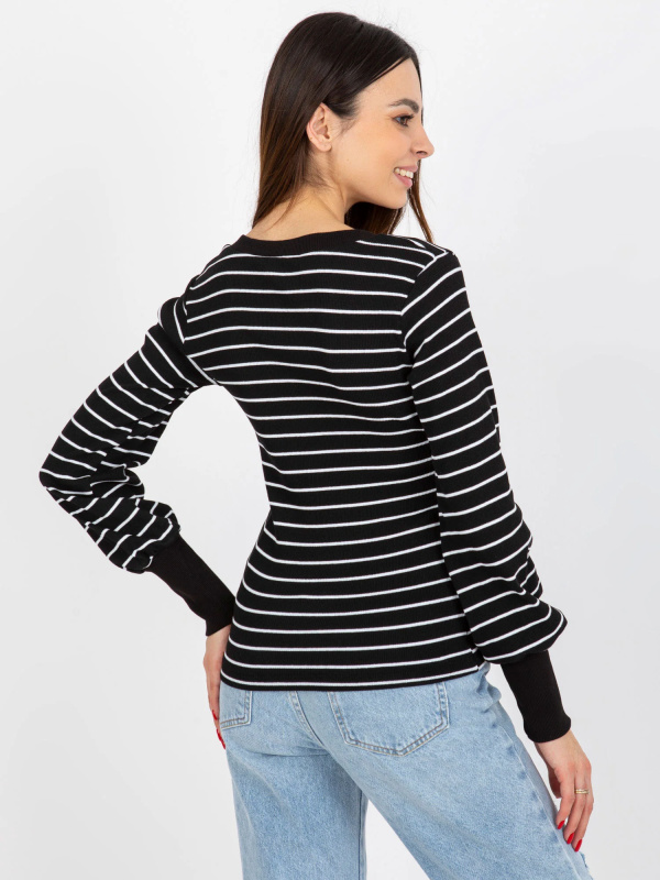 Dámská halenka RV BZ 8613.15x černobíle - FPrice S/M
