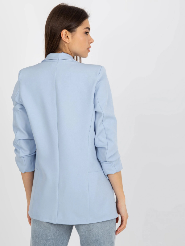 DHJ MA 7684 bunda.15P světle modrá 2XL