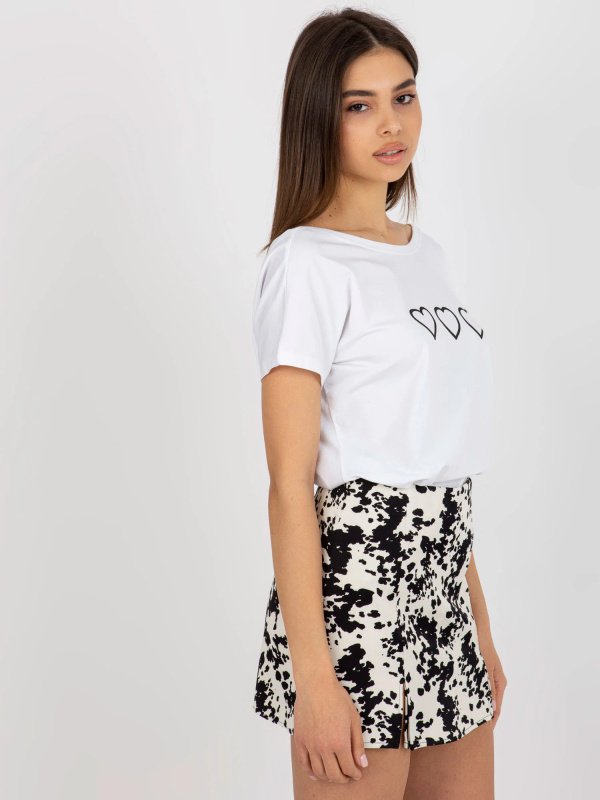 Tričko RV TS 5650.07P bílá a černá S